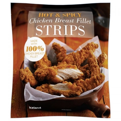 Picture of ICELAND CHICKEN STRIPS 600GR